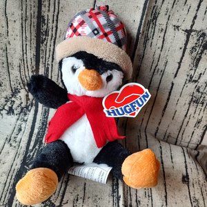 Holiday Winter Penguin Hug Fun Plush 10"